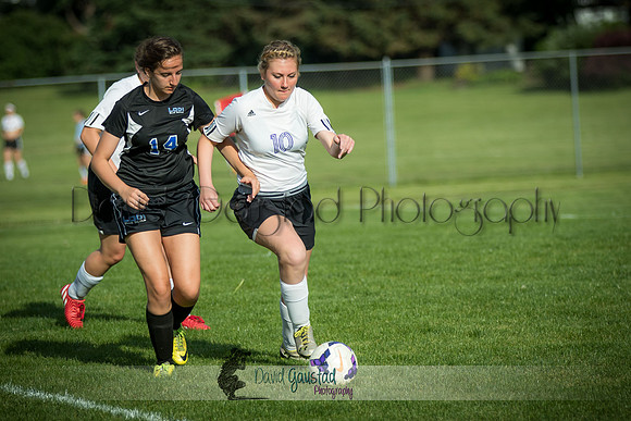 DeForest Girls JV Soccer vs Lodi on May 24th 2016