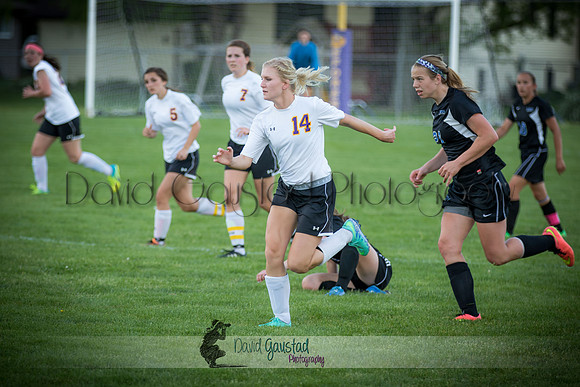 DeForest Girls JV Soccer vs Lodi on May 24th 2016