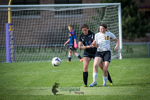 DeForest Girls JV Soccer vs Lodi on May 24th 2016