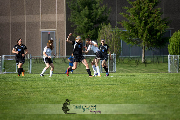 DeForest Girls JV Soccer vs Lodi on May 24th 2016