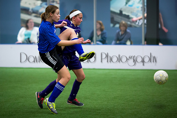 DeForest and Monona Grove soccer in Sun Prairie on March 12th 2016.