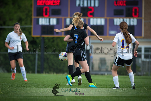DeForest Girls JV Soccer vs Lodi on May 24th 2016