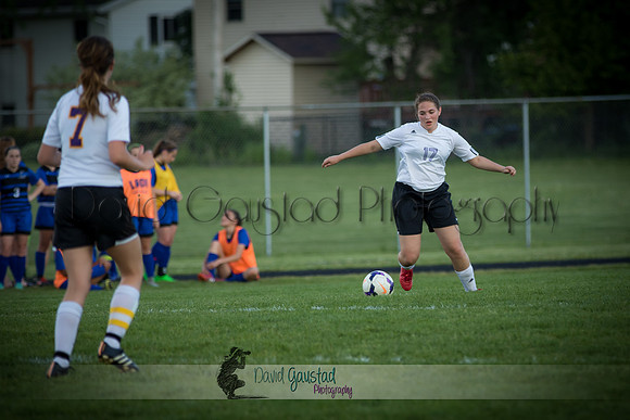 DeForest Girls JV Soccer vs Lodi on May 24th 2016