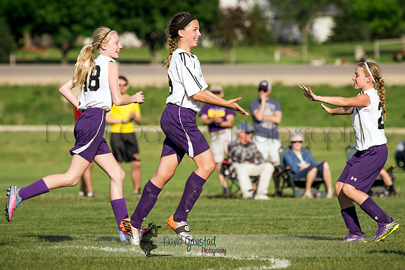 DeForest Norski soccer vs Rock on 5/21/2016