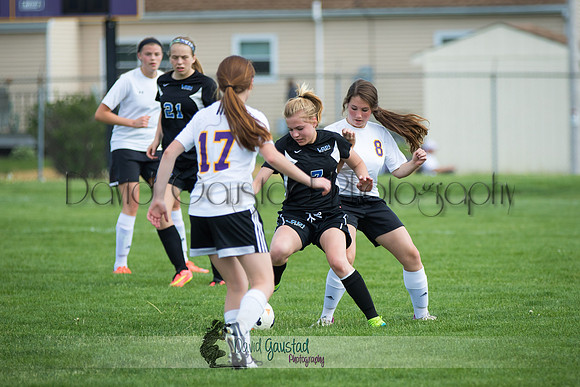 DeForest Girls JV Soccer vs Lodi on May 24th 2016