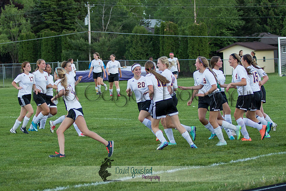DeForest Girls JV Soccer vs Lodi on May 24th 2016