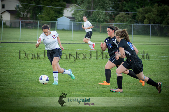 DeForest Girls JV Soccer vs Lodi on May 24th 2016