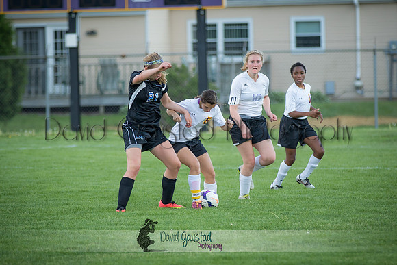 DeForest Girls JV Soccer vs Lodi on May 24th 2016