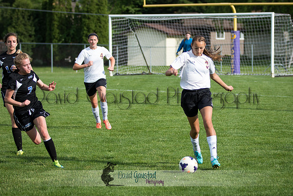 DeForest Girls JV Soccer vs Lodi on May 24th 2016