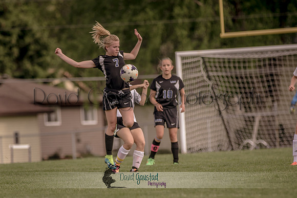 DeForest Girls JV Soccer vs Lodi on May 24th 2016