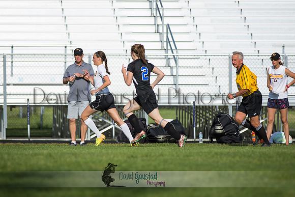 DeForest Girls JV Soccer vs Lodi on May 24th 2016