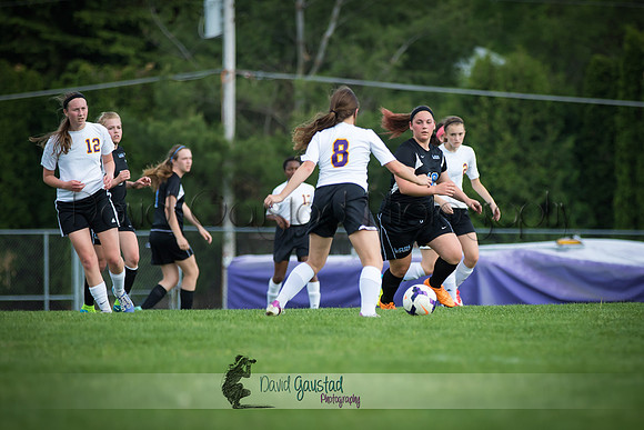 DeForest Girls JV Soccer vs Lodi on May 24th 2016