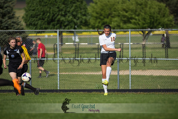 DeForest Girls JV Soccer vs Lodi on May 24th 2016