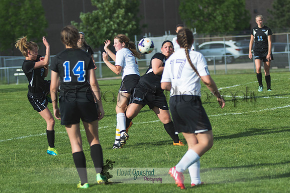 DeForest Girls JV Soccer vs Lodi on May 24th 2016