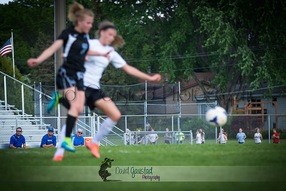 DeForest Girls JV Soccer vs Lodi on May 24th 2016