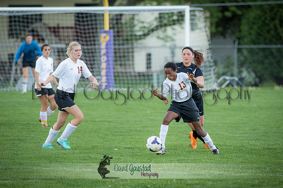 DeForest Girls JV Soccer vs Lodi on May 24th 2016
