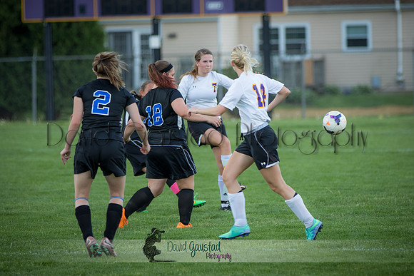 DeForest Girls JV Soccer vs Lodi on May 24th 2016