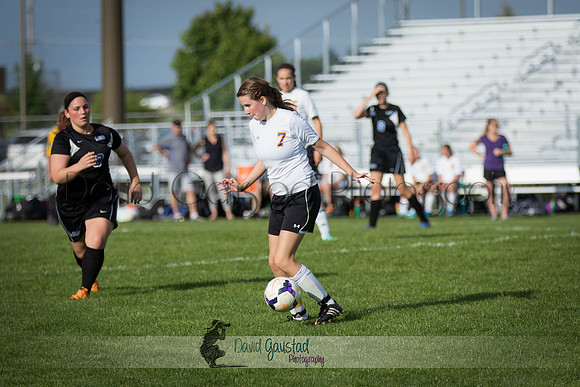 DeForest Girls JV Soccer vs Lodi on May 24th 2016