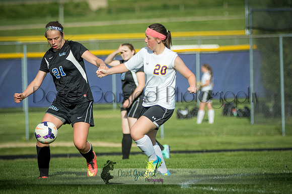 DeForest Girls JV Soccer vs Lodi on May 24th 2016