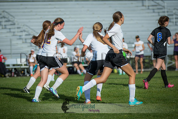 DeForest Girls JV Soccer vs Lodi on May 24th 2016