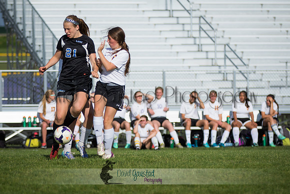 DeForest Girls JV Soccer vs Lodi on May 24th 2016
