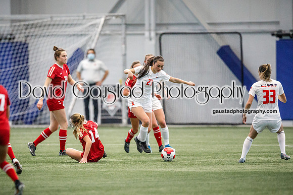 Wisconsin Women's Soccer Team vs. Illinois 03/04/2021