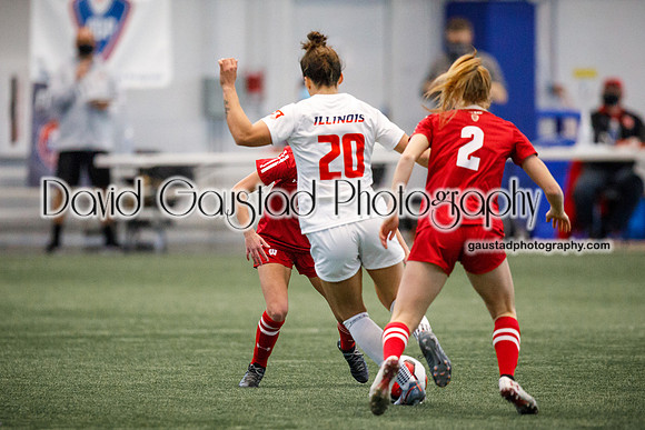 Wisconsin Women's Soccer Team vs. Illinois 03/04/2021