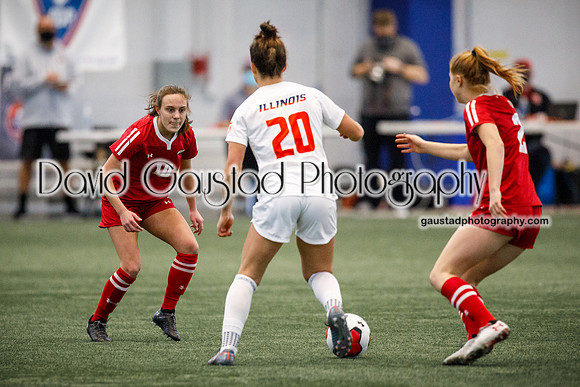 Wisconsin Women's Soccer Team vs. Illinois 03/04/2021