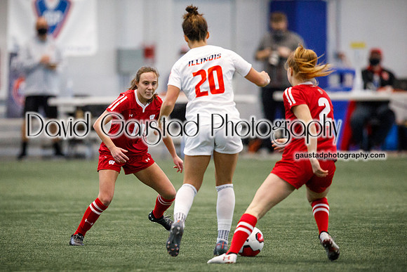 Wisconsin Women's Soccer Team vs. Illinois 03/04/2021