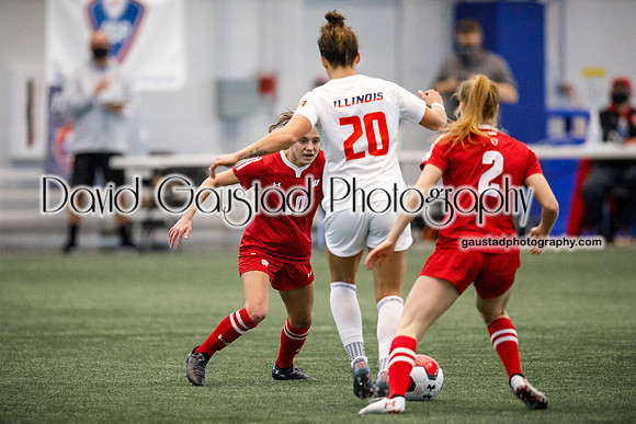 Wisconsin Women's Soccer Team vs. Illinois 03/04/2021