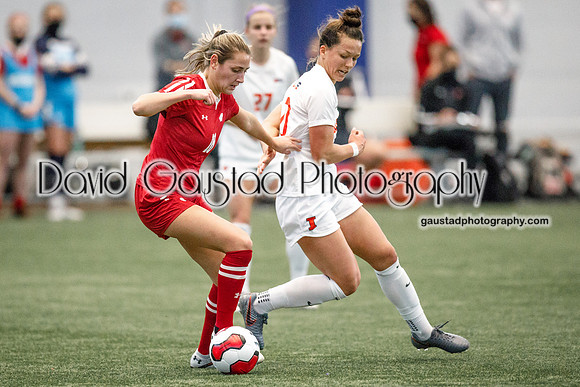 Wisconsin Women's Soccer Team vs. Illinois 03/04/2021