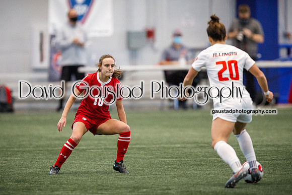 Wisconsin Women's Soccer Team vs. Illinois 03/04/2021