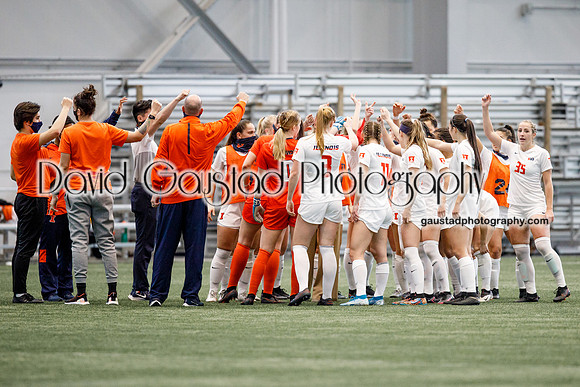 Wisconsin Women's Soccer Team vs. Illinois 03/04/2021