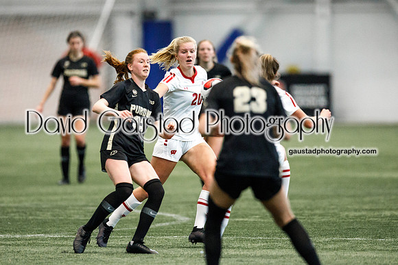 Wisconsin Women's Soccer Team vs. Purdue 03/08/2021