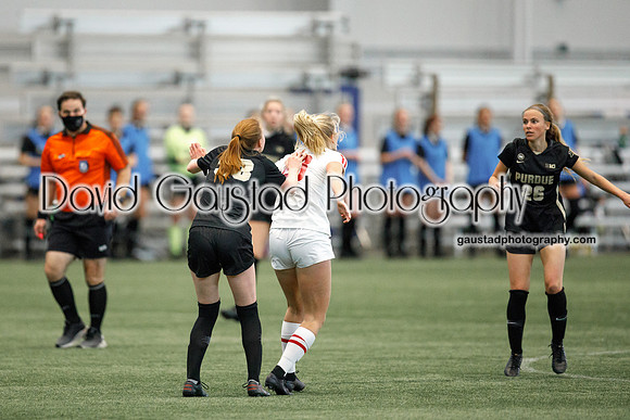 Wisconsin Women's Soccer Team vs. Purdue 03/08/2021