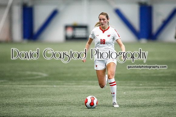 Halle Fiedler Wisconsin Women's Soccer Team vs. Purdue