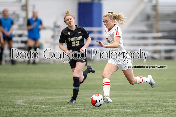Cammie Murtha Wisconsin Women's Soccer Team vs. Purdue