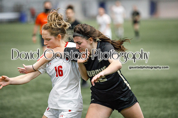 Gabrielle Gabby Green Wisconsin Women's Soccer Team vs. Purdue