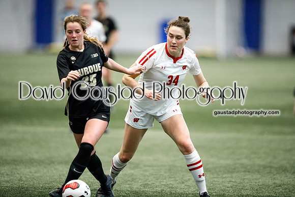 Wisconsin Women's Soccer Team vs. Purdue 03/08/2021