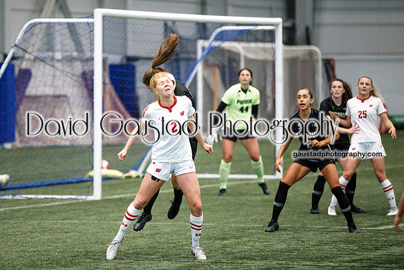 Wisconsin Women's Soccer Team vs. Purdue 03/08/2021