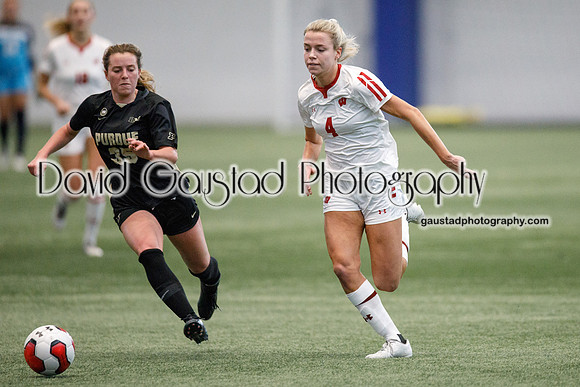 Macy Monticello Wisconsin Women's Soccer Team vs. Purdue