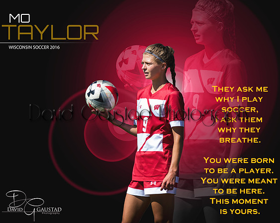 Mo Taylor Wisconsin Women's Soccer 2016