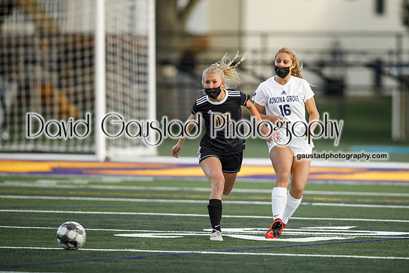DeForest Girls Varsity Soccer vs Monona Grove May 2021