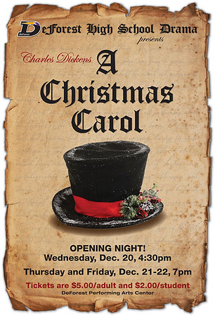 DeForest Area High School Drama Club - A Christmas Carol 2017