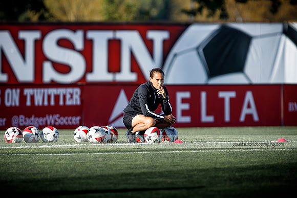 Paula Wilkins Wisconsin Women's Soccer team vs ISU