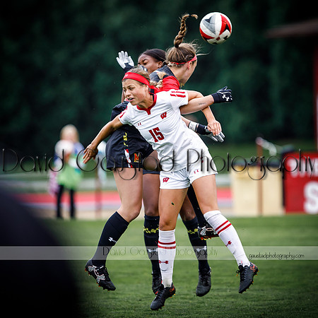 Dani Rhodes Wisconsin Women's Soccer Team vs. Maryland