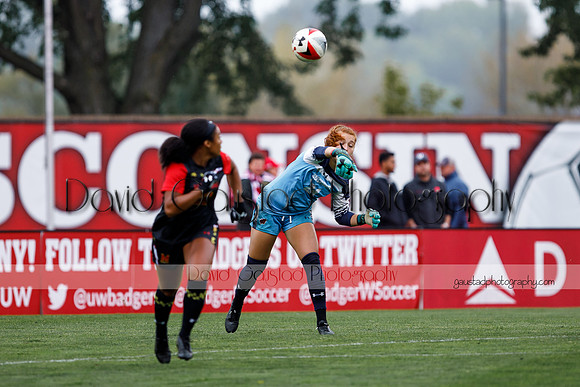 Jordyn Bloomer Wisconsin Women's Soccer Team vs. Maryland