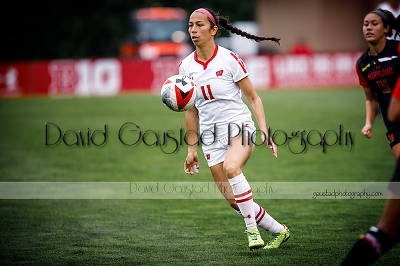 Victoria Pickett Wisconsin Badgers Women's Soccer vs Maryland Women's Soccer 2018