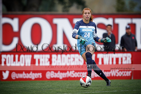 Jordyn Bloomer Wisconsin Women's Soccer Team vs. Maryland