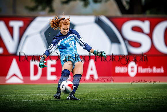 Jordyn Bloomer Wisconsin Women's Soccer Team vs. Maryland